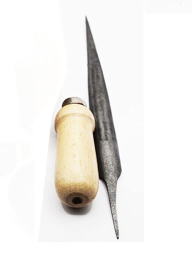 SWISSO مبرد خشبي نصف دائري من سويسو مقاس 8 بوصات بمقبض خشبي، عبوة من قطعة واحدة - Image 3